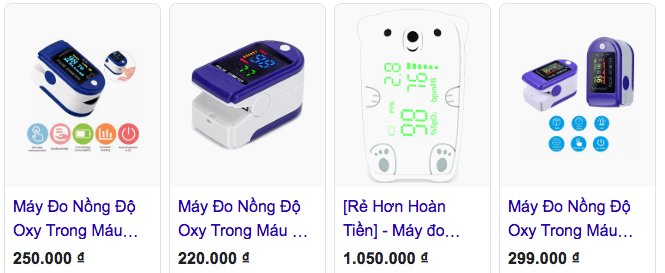 Cẩn trọng với “ma trận” máy đo nồng độ oxy trên mạng