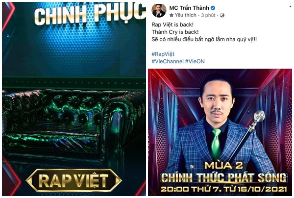 Rap Việt mùa 2 ấn định ngày phát sóng, Trấn Thành có động thái khiến người hâm mộ háo hức