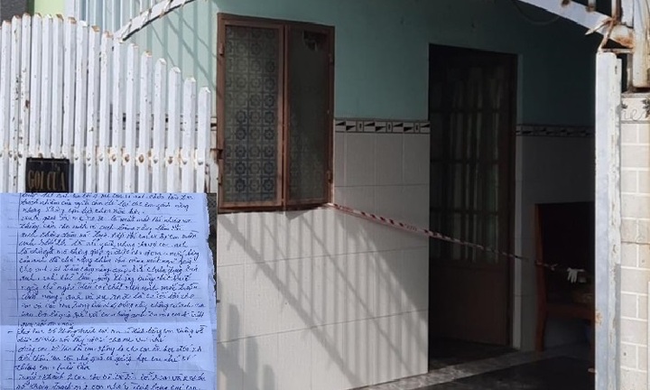 Hai mẹ con tử vong tại phòng trọ ở Bà Rịa - Vũng Tàu: Thư tuyệt mệnh ghi gì?