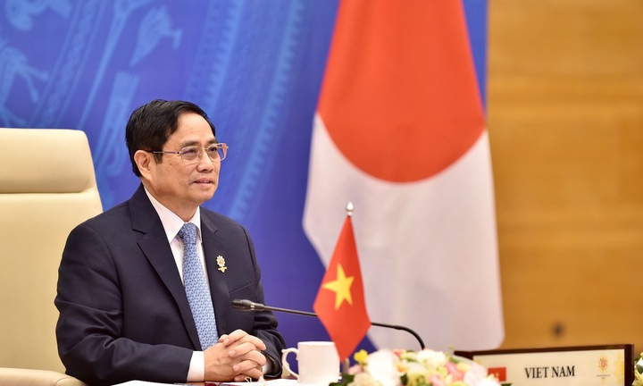 Thủ tướng Phạm Minh Chính đề nghị ASEAN - Nhật Bản phối hợp kiểm soát tốt đại dịch, phục hồi các chuỗi cung ứng