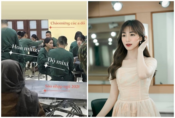Hòa Minzy lộ ảnh quay Sao Nhập Ngũ, dân mạng ngóng chờ