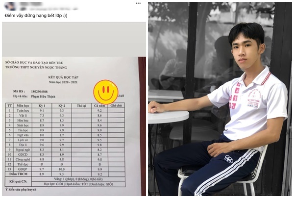 Nam sinh có bảng điểm tổng kết 9,2 nhưng vẫn xếp bét lớp, sự thật khiến dân tình 