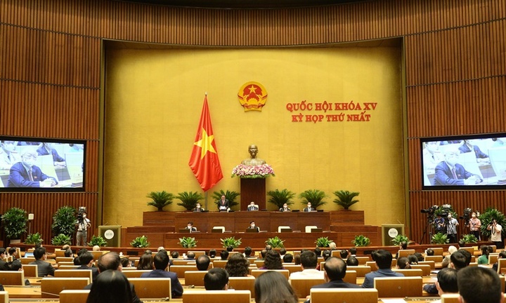 Khai mạc kỳ họp bất thường lần thứ nhất Quốc hội khoá XV