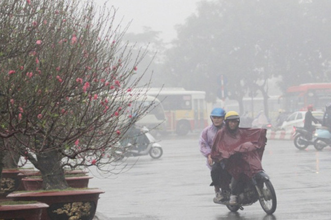 Tin tức dự báo thời tiết hôm nay 22/1: Hà Nội tiếp tục có mưa, trời rét