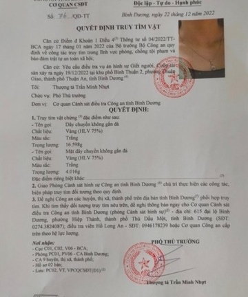 Tin tức pháp luật mới nhất ngày 24/12: Tìm sợi dây chuyền trong vụ người phụ nữ bị sát hại, cướp tài sản