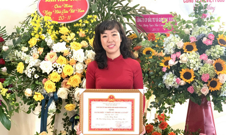 Cô Phó hiệu trưởng đầy nhiệt huyết và yêu thương của trường mầm non Tương Mai