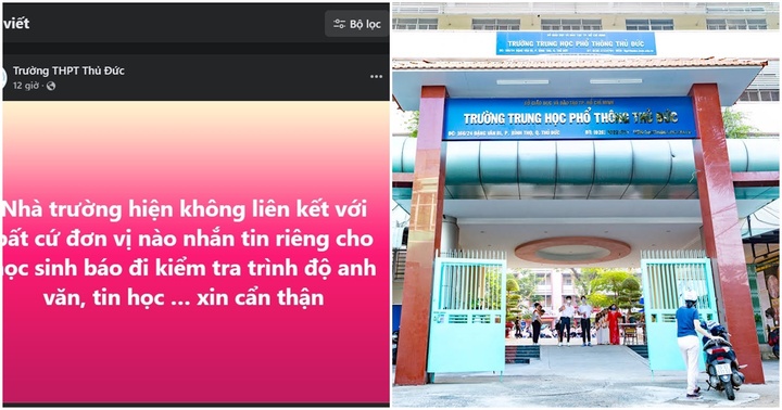 Bị mạo danh nhắn tin cho học sinh, trường học ở TP.HCM ra cảnh báo ngay trong đêm
