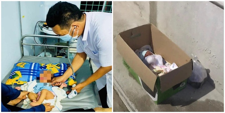 Xót xa bé gái 4 tháng tuổi bị bỏ rơi trong đêm, bên cạnh chỉ có hộp sữa