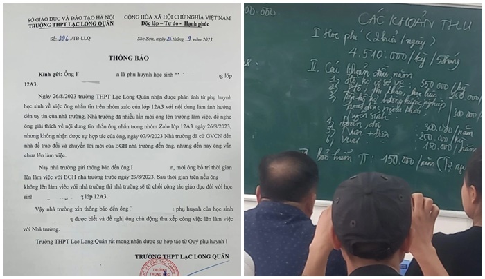 Vụ trường từ chối dạy học sinh vì tin nhắn của phụ huynh: Hiệu trưởng giải thích thế nào?