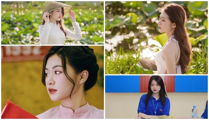 Nữ sinh viên Nghệ An đẹp trong veo khiến cộng đồng mạng