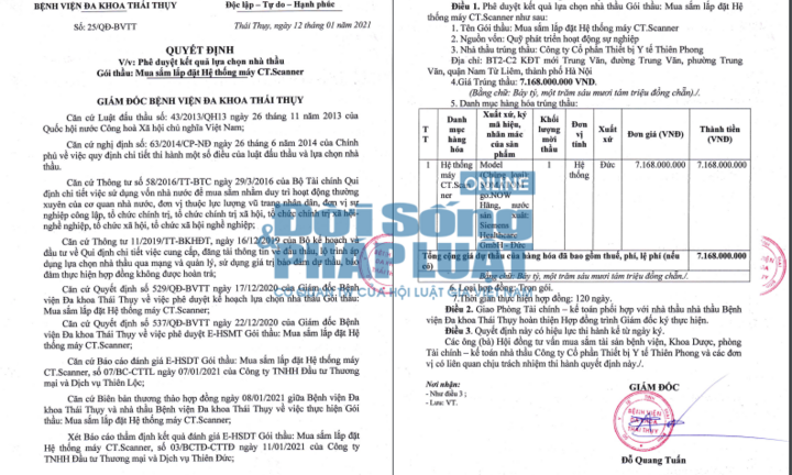 Long An: Đội giá mua sắm hệ thống máy CT-Scanner hơn 5 tỷ đồng?