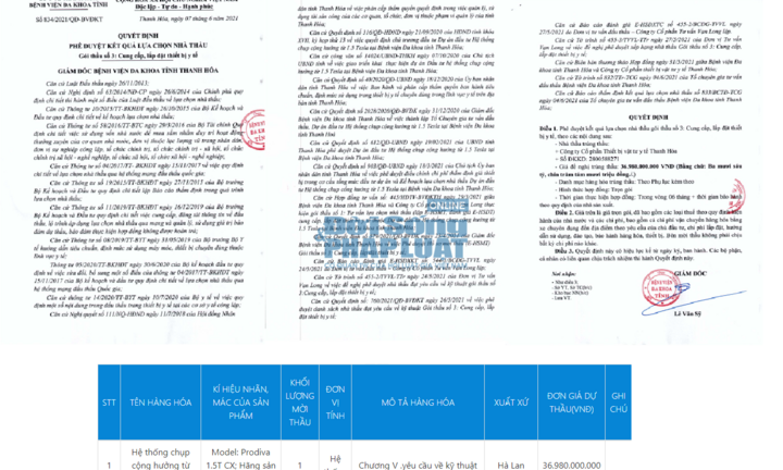 BVĐK tỉnh Thanh Hóa - Bài 1: Hệ thống chụp cộng hưởng từ có gì ưu việt khi mua giá cao hơn đơn vị khác 8,4 tỷ đồng?