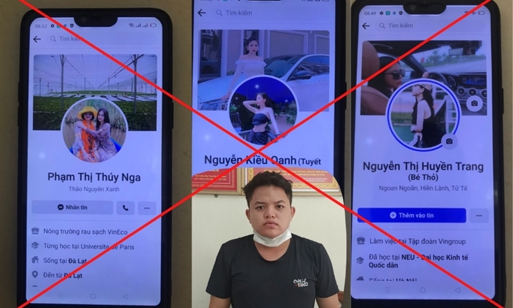 Nam thanh niên giả gái xinh trên Facebook để lừa đảo chiếm đoạt tài sản