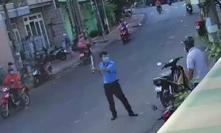 Tạm giữ nam bảo vệ đập phá chốt phong tỏa ở Bình Dương