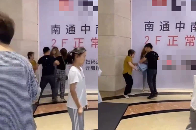 Chồng đưa nhân tình đi mua sắm gặp ngay vợ và mẹ vợ, hành động sau đó khiến 2 người giận tím mặt