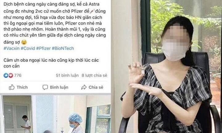 Vụ tiêm vaccine Pfizer không cần đăng ký: Cháu