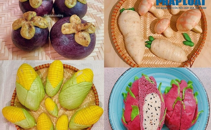 Bánh bao hóa rau củ quả dưới bàn tay “phù thủy” của cô nàng 9x, giống thật đến mức khó tin