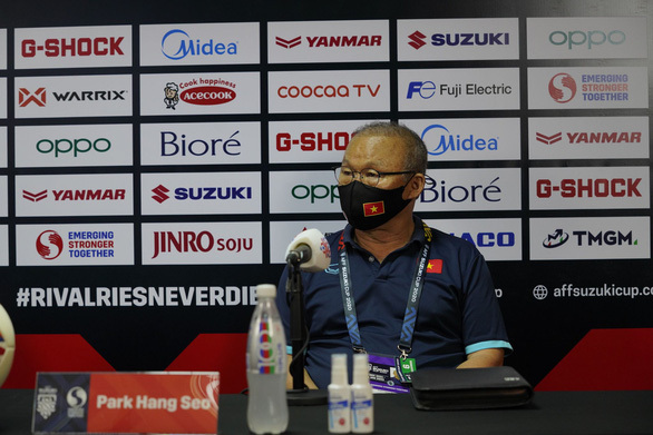 Tuyển Việt Nam gặp Thái Lan ở bán kết AFF Cup 2020, HLV Park Hang-seo nói gì?
