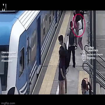 Cô gái ngã xuống đường ray đúng lúc tàu chạy qua và cái kết khó tin