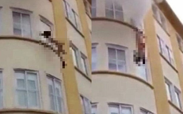Cô gái đang tắm thì có hỏa hoạn, cách xử lý khiến dân tình phản ứng gay gắt