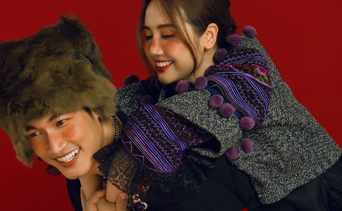 Phan Minh Huyền và Đình Tú đẹp đôi như cô dâu chú rể vùng cao 