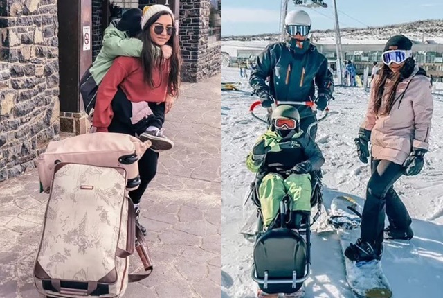 Xúc động chuyện người mẹ cõng con trai 26 tuổi bị khuyết tật đi du lịch khắp nơi