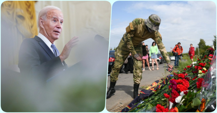 Phản ứng của Nga trước bình luận của ông Biden về vụ rơi máy bay chở “ông trùm” Wagner