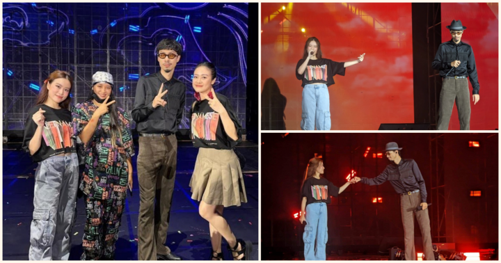 Đen Vâu xuất hiện trong concert của Hoàng Thùy Linh vào phút chót, ảnh chụp hậu trường gây chú ý