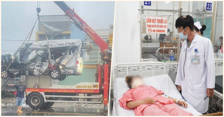 Thông tin mới nhất về sức khỏe nạn nhân 24 tuổi trong vụ xe khách Thành Bưởi va chạm ô tô 16 chỗ