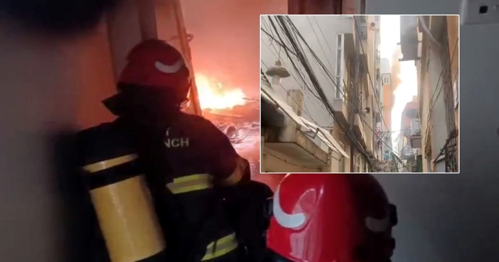 Cháy nhà cao tầng tại Hà Nội, 2 cháu nhỏ được hướng dẫn thoát ra ngoài an toàn