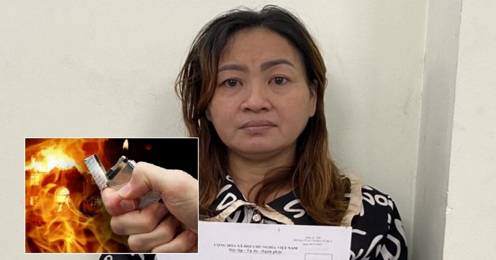 Tạm giữ người phụ nữ đổ xăng phóng hỏa phòng trọ của đồng nghiệp sau mâu thuẫn