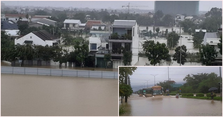 Thừa Thiên - Huế: Nước còn ngập sâu ở nhiều vùng, học sinh tiếp tục nghỉ học