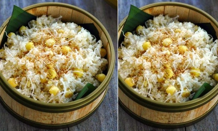 Tự làm xôi sen không thua đầu bếp nhà hàng 5 sao