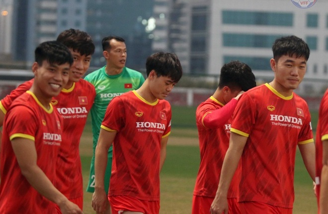 Tuấn Anh và Văn Toàn trở lại luyện tập cùng đội tuyển Việt Nam