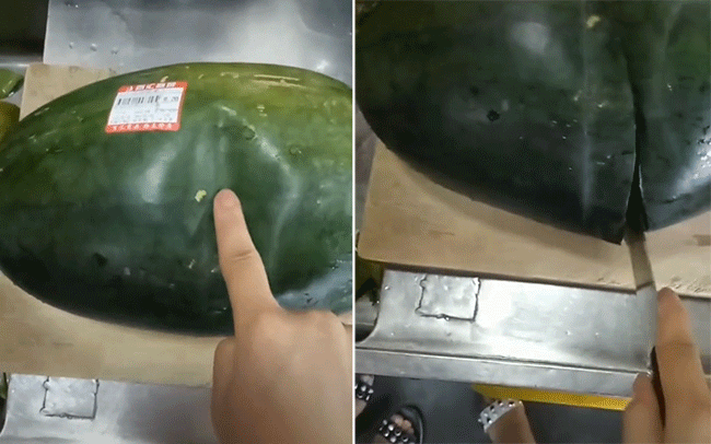 Mua được trái dưa hấu 