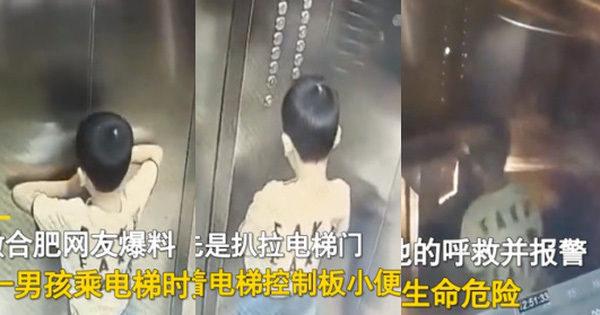Bé trai có hành vi quá vô tư trong thang máy, cảnh tượng kinh hoàng tiếp theo khiến dư luận hoảng sợ