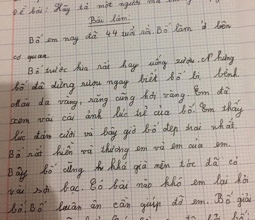 Chết cười với bài văn