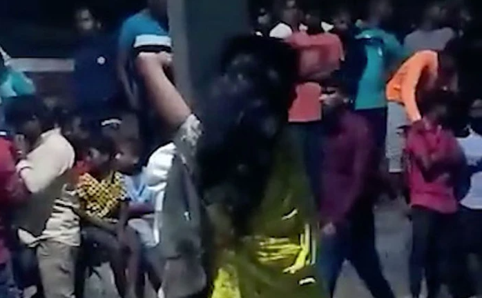 Đôi nam nữ bị trói lại rồi tra tấn dã man chỉ vì uống trà cùng nhau