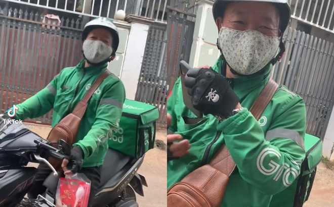 Clip shipper giao trà sữa cho vị khách có 1-0-2 được cộng đồng mạng