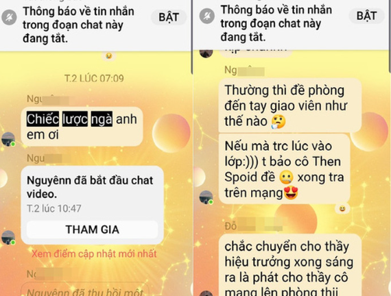 Xác minh vụ việc một giáo viên cố tình làm lộ đề thi học kỳ nhiều môn học