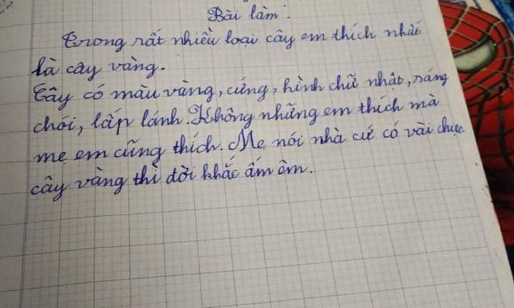 Bài văn miêu tả cái cây 