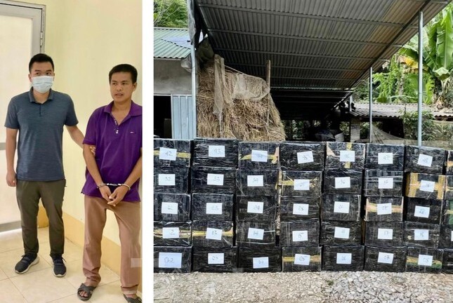 Bắt đối tượng vận chuyển số lượng lớn thuốc lá qua biên giới