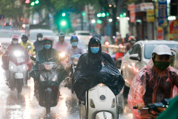 Từ đêm mai (15/9), miền Bắc và miền Trung đón mưa lớn