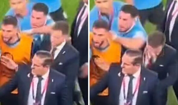 World Cup 2022: Hậu vệ tuyển Uruguay đối diện án phạt kỷ lục vì thúc cùi chỏ quan chức FIFA