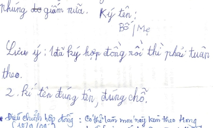 Bé trai soạn 