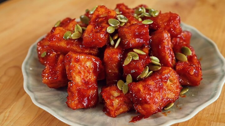 Chỉ là đậu phụ nhưng nấu kiểu này ngon miệng không kém ngoài hàng