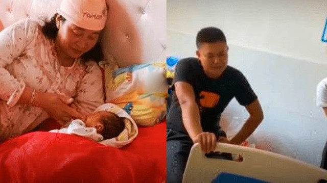 Mẹ U60 sinh thêm con, biểu cảm của con trai cả 30 tuổi khiến dân tình bất ngờ