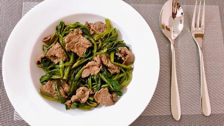 Thịt bò xào cùng