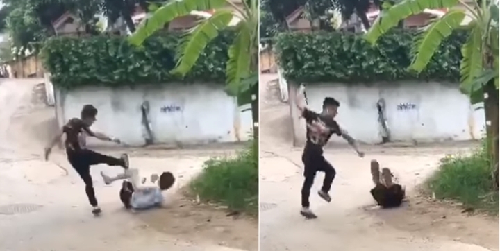 Tạm giữ nam sinh THPT dùng gậy ba khúc đánh người dã man ở Phú Thọ