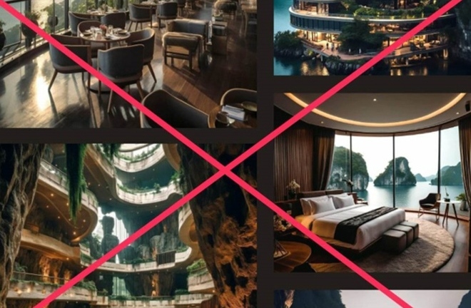 Xử lý nghiêm người đăng tin không có thật về “khách sạn đẳng cấp giữa vịnh Hạ Long”